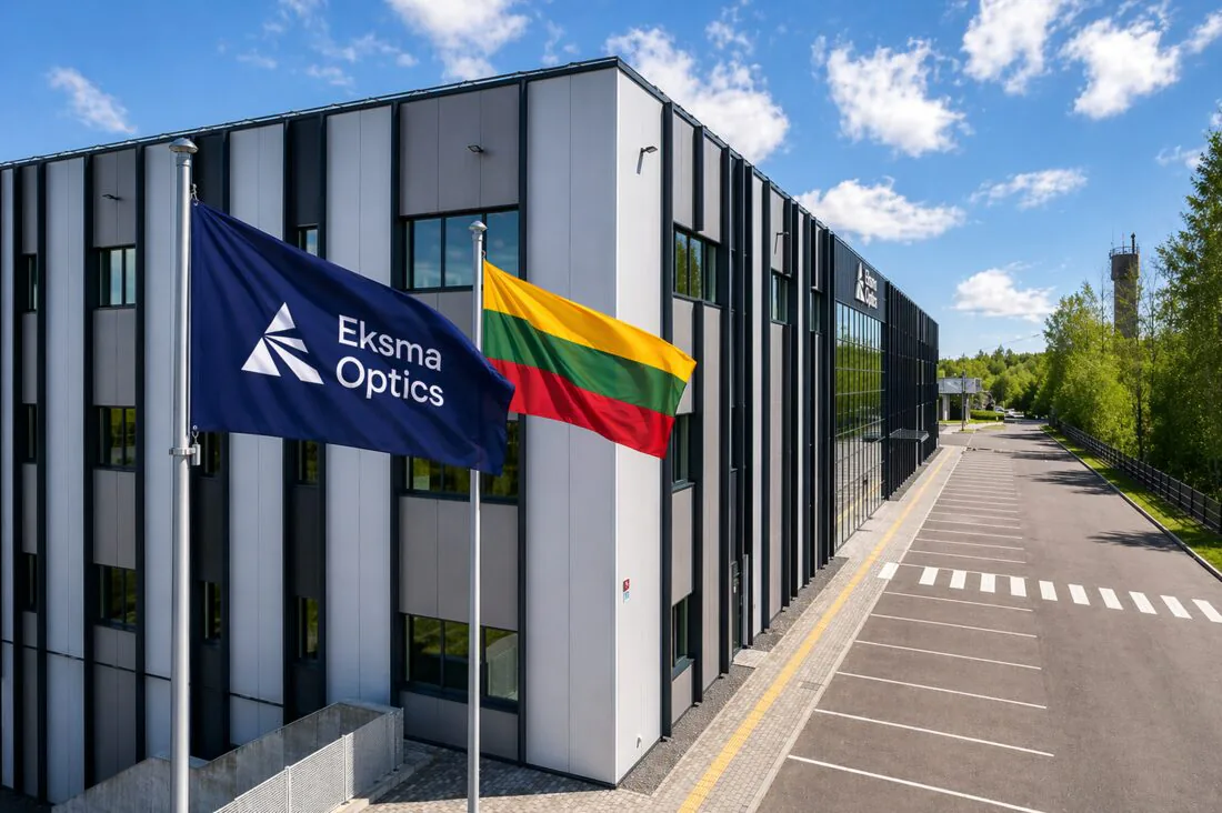 The Eksma Optics facility in Vilnius