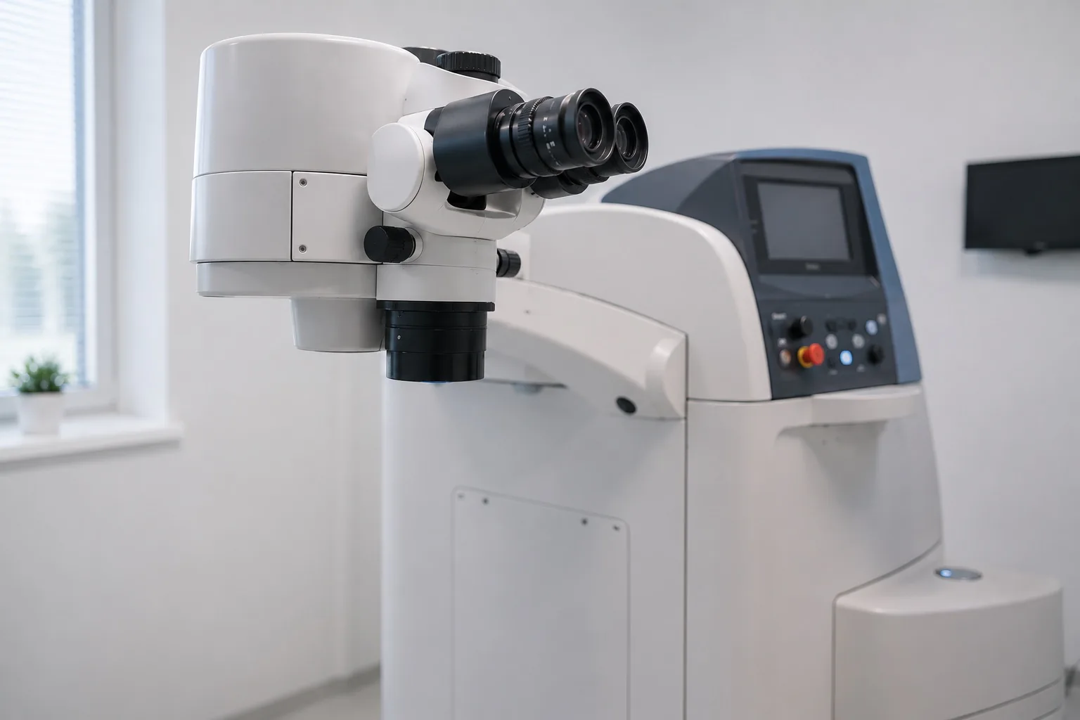 Medical laser system in a clinical setting