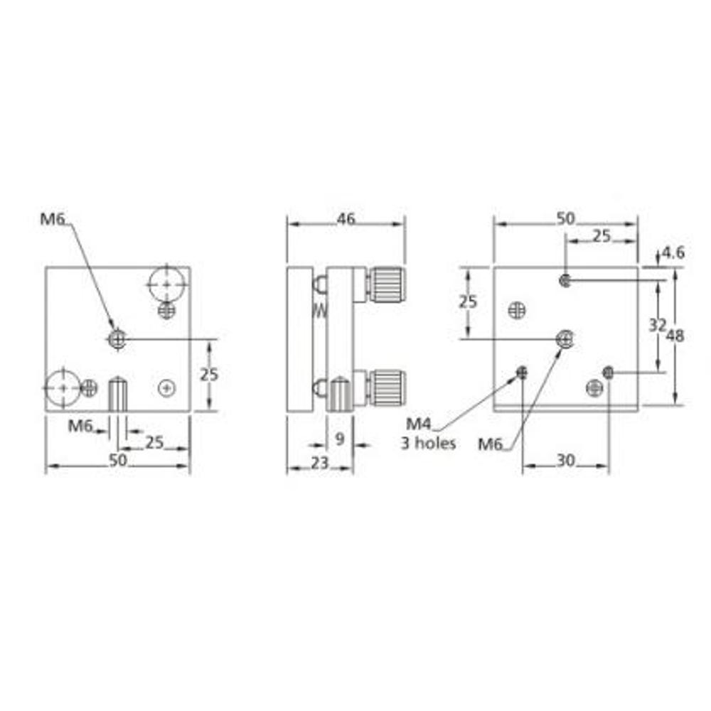 Kinematic Mirror and Beamsplitter Mounts 840-0010, 840-0020, 840-0030