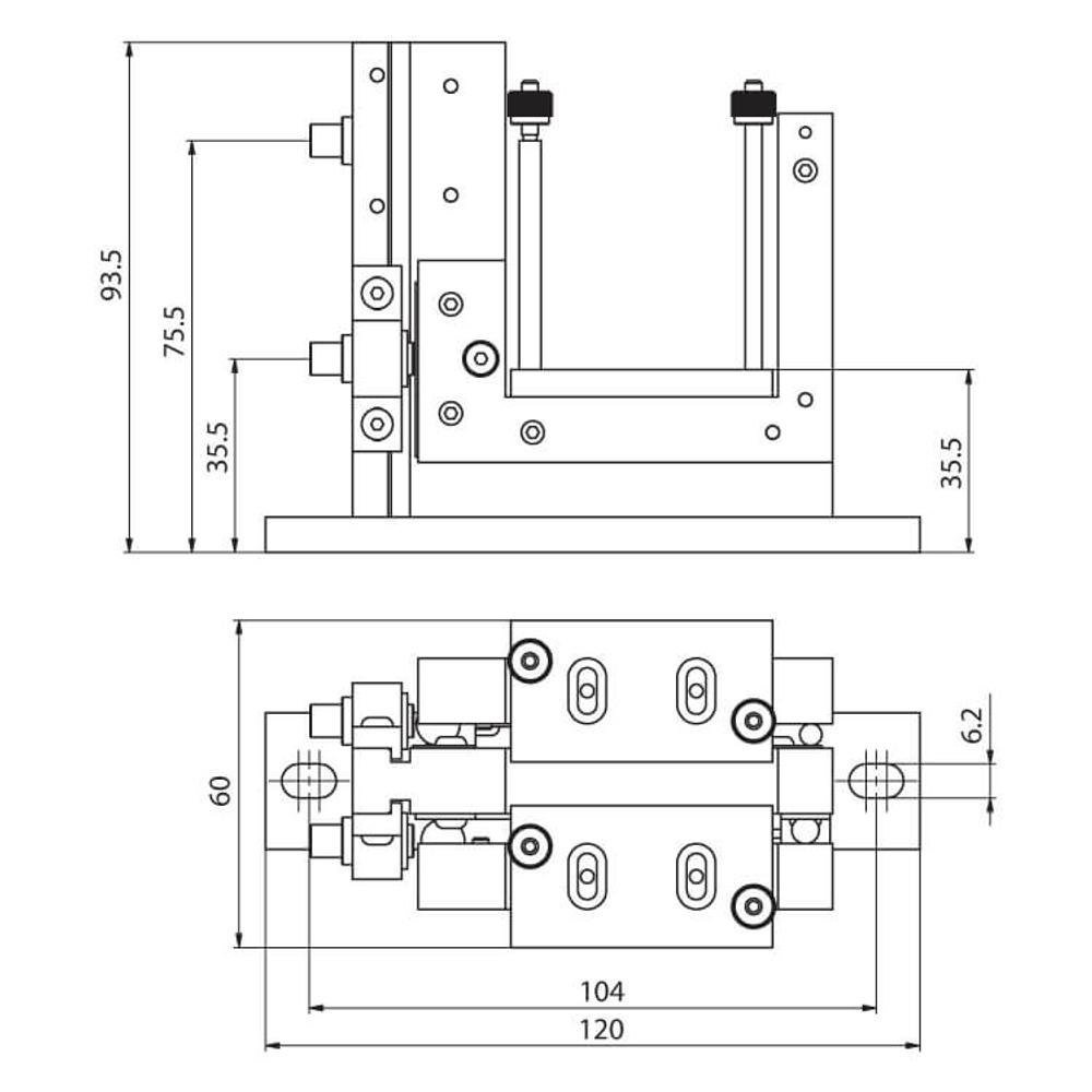 Oven for Nonlinear Crystals CH9