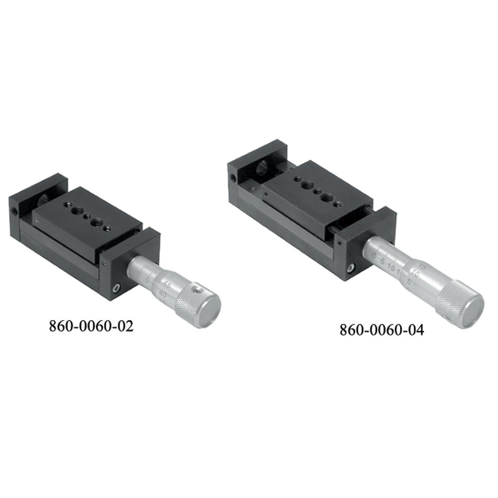 Narrow (width 30 mm) Aluminium Translation Stages 860-0060