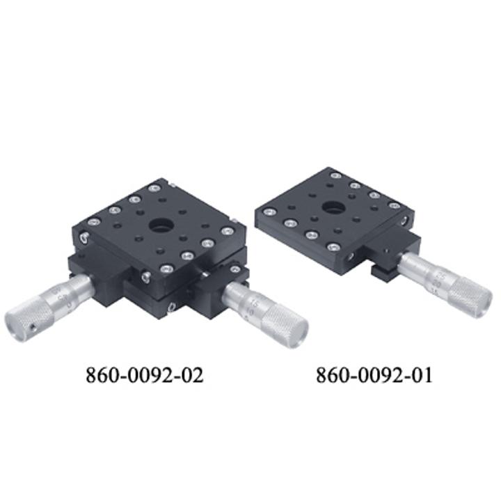 Ultra Low Profile Steel Translation Stages. Single and Two-Axes 860-0092